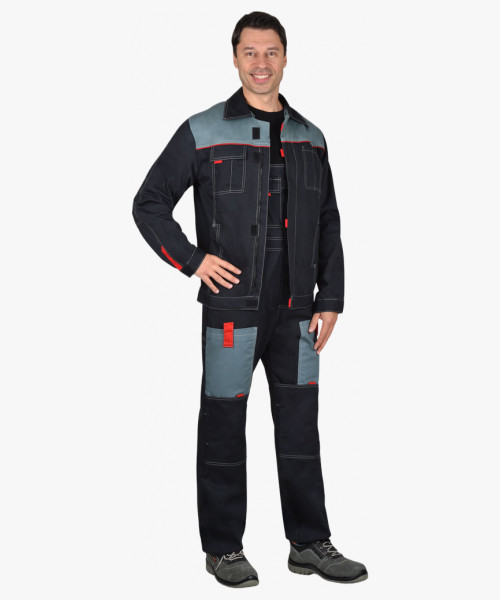 Костюм СИРИУС-ФАВОРИТ куртка, полукомбинезон, 100% х/б, пл. 270 г/кв.м