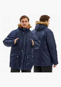 Куртка зимняя Аляска (Оксфорд), темно-синий