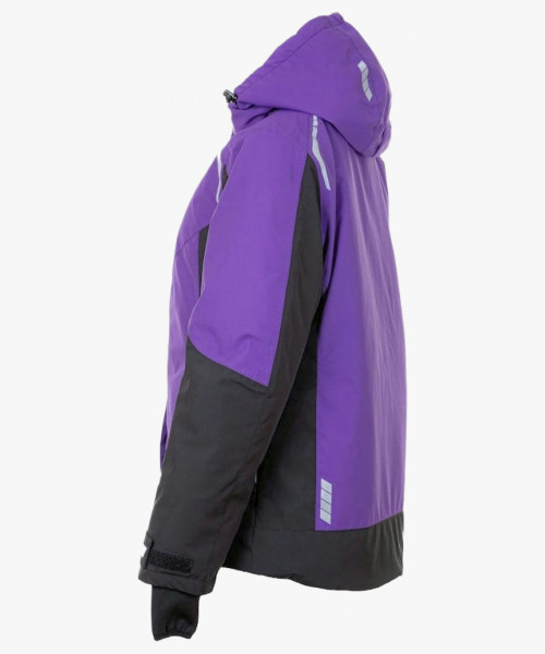 Куртка женская зимняя KW 208, цвет фиолетовый