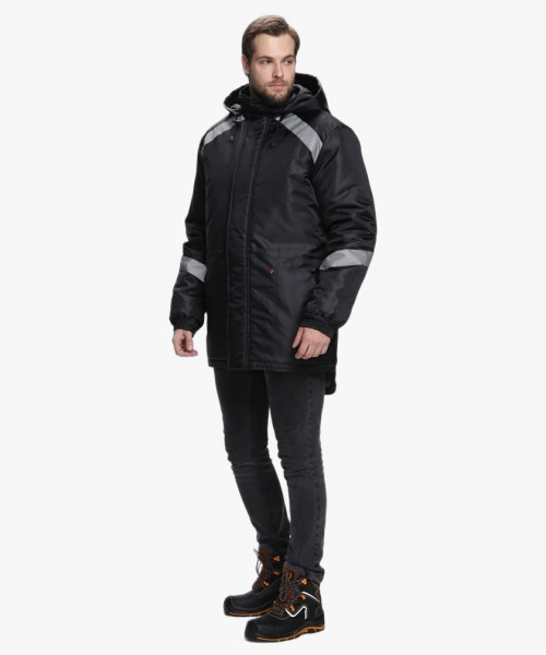 Куртка зимняя Прогресс (тк.Оксфорд), черный