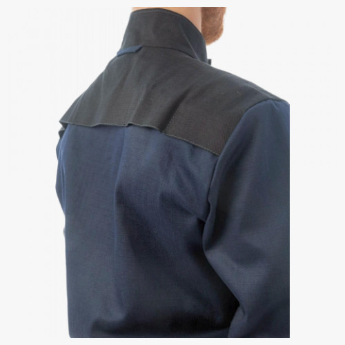 Комбинезон сварщика 1 класса Brodeks FS58-01, цвет тёмно-синий, чёрный