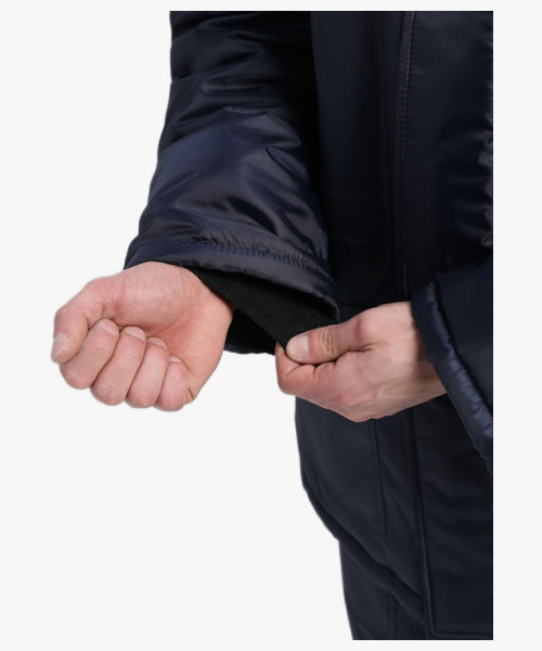 Куртка зимняя для бригадира NEW (тк.Оксфорд), т.синий/васильковый