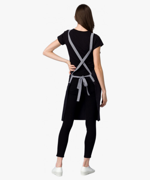 Фартук с грудкой универсальный Прага (тк.Форвард,210), черный (023)