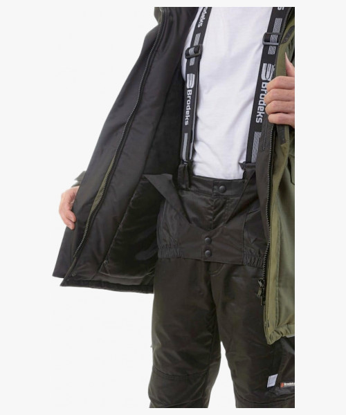 Куртка-парка зимняя мужская Brodeks KW215, цвет хаки