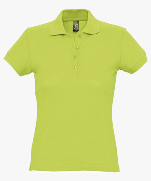 Рубашка поло женская Passion 170, зеленое яблоко