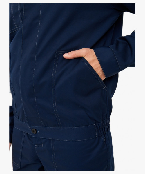 Костюм Лигор-1 Премиум СОП К. (тк.Смесовая,240) брюки, т.синий/васильковый