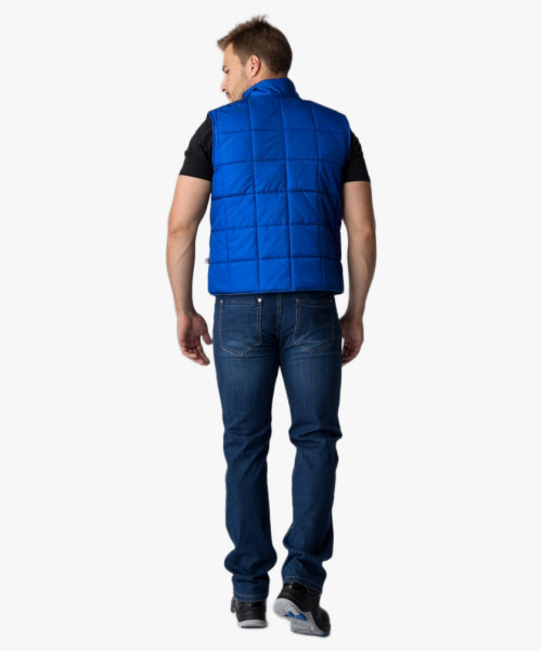 Жилет утепленный Офис (тк.Дюспо), васильковый