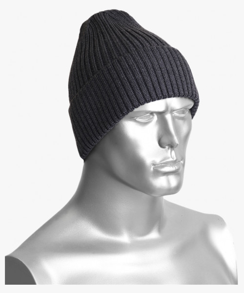 Шапка трикотажная СТИЛЬ серая