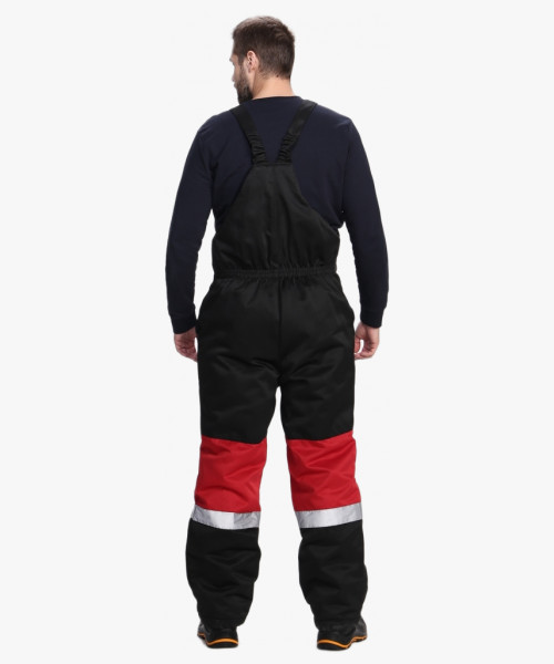 Костюм зимний Нордхард-2 СОП (тк.Смесовая,250) п/к, черный/красный