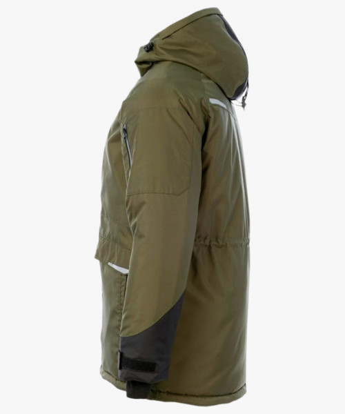 Куртка-парка зимняя мужская Brodeks KW215, цвет хаки