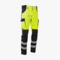 Брюки сигнальные Brodeks KS309, цвет жёлтый, чёрный