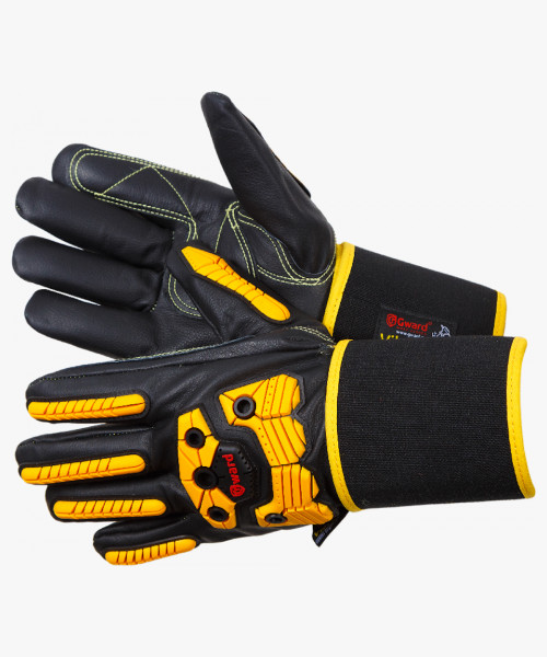 VibroSkin Перчатки виброзащитные из кожи и спилка 1/20