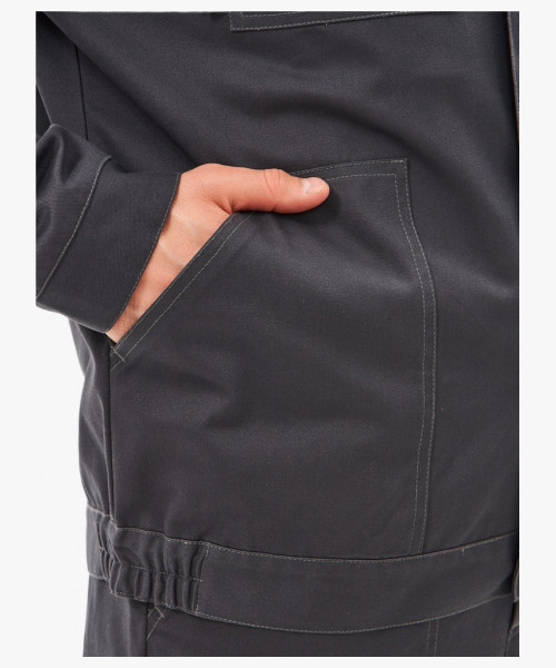 Костюм Липецк-2 СОП CH (тк.Смесовая,280) п/к, т.серый/красный