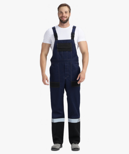 Костюм Виват-2 Премиум IMP (тк.Смесовая,240) п/к, т.синий/черный/васильковый