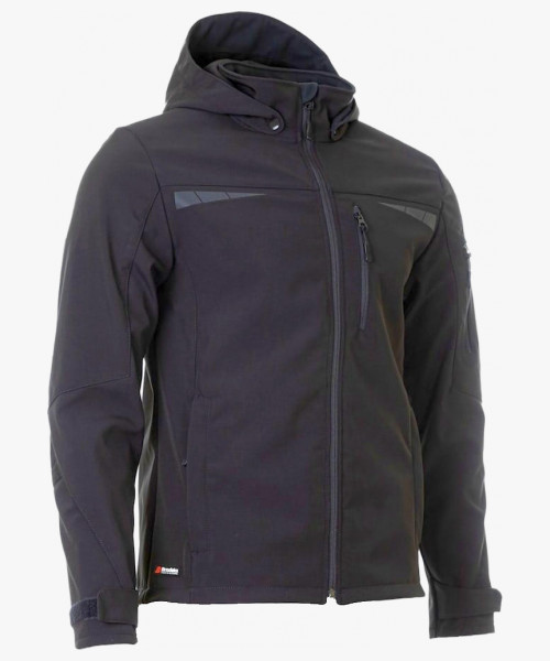 Куртка софтшелл летняя мужская Brodeks KS207, цвет чёрный