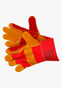 Docker Lux Перчатки комбинированные из спилка c усиленной ладонью