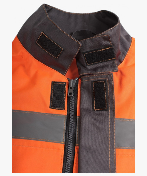 Костюм лесоруба Волат-Урбан СОП (тк.Нортон,262) п/к, серый/черный/оранжевый