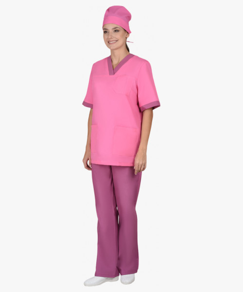 Костюм СИРИУС-СОФИЯ женский тёмно-розовый со сливовым