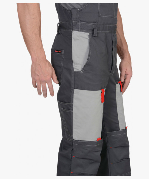 Костюм мужской летний СИРИУС-ФАВОРИТ куртка, п/к, т.серый со св.серым