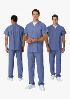 Костюм универсальный хирурга (тк.Панацея,160), дымчато-голубой