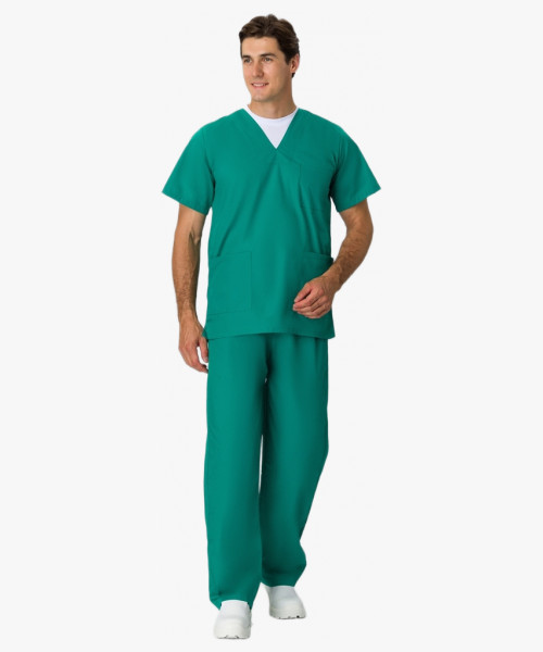 Костюм мужской хирурга (тк.ТиСи), т.зеленый