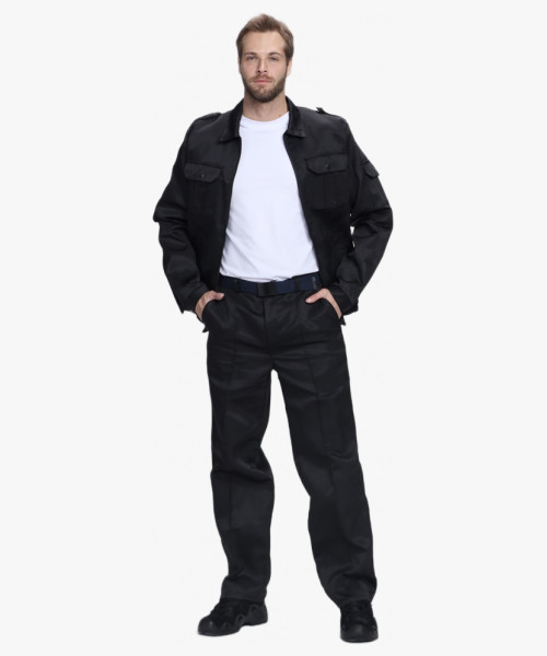 Костюм Дозор (тк.Смесовая,210) брюки, черный