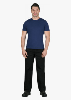 Футболка темно-синяя СИРИУС-СТАНДАРТ 160г/м2 в уп.100 шт. за шт.