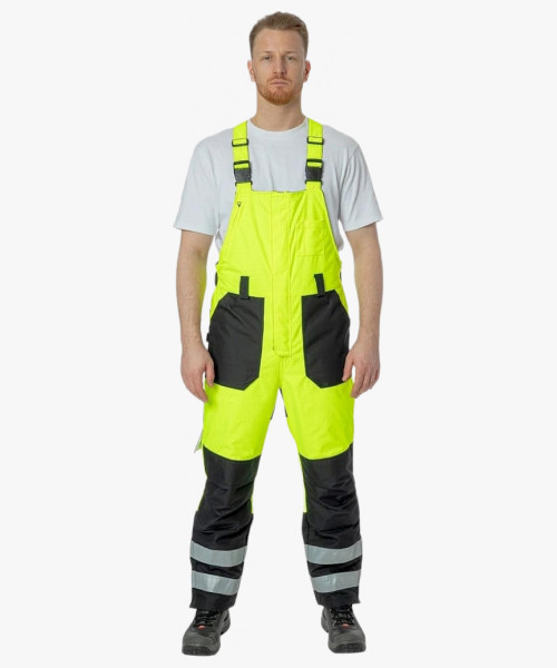 Полукомбинезон зимний мультизащитный Brodeks MW48-83В, цвет жёлтый, чёрный