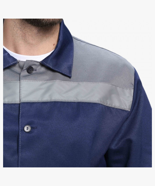 Костюм Лигор-2 СОП (тк.Смесовая,210) п/к, т.синий/серый