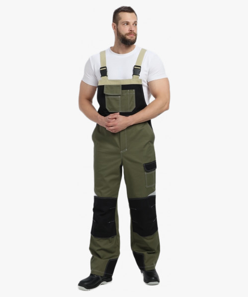 Костюм Вектрон-2 (тк.Смесовая МВО,240) п/к, хаки/черный/бежевый