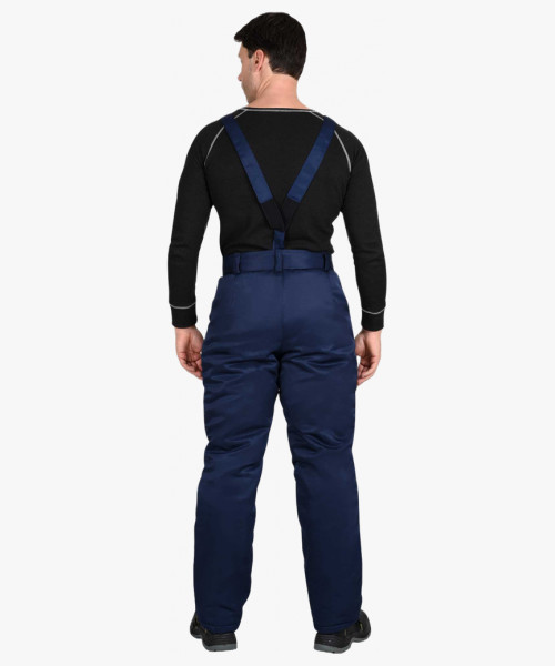 Брюки мужские зимние универсальные тёмно-синие