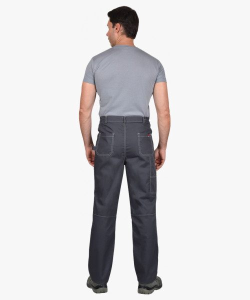 Брюки СИРИУС-ФАВОРИТ-ЛЮКС т.серый с серым