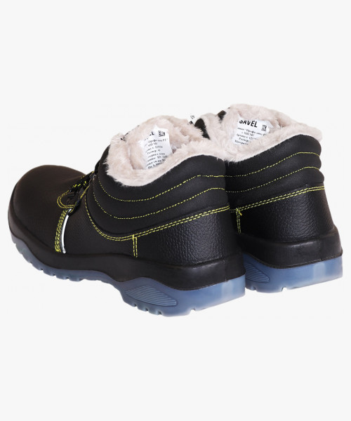 Ботинки ПРОФИ-ЗИМА РТ, кожа, иск. мех, ПУ-ТПУ