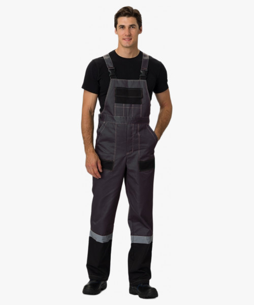 Костюм Виват-2 Премиум (тк.Смесовая,240) п/к, серый/черный/красный