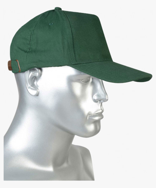 Кепка-бейсболка зелёная (пакет по 50 шт.,в упаковке 200 шт.)