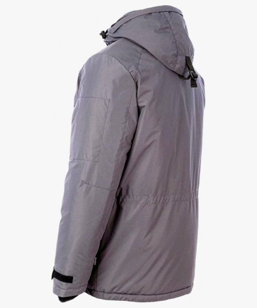 Куртка-парка зимняя мужская Brodeks KW204, цвет серый