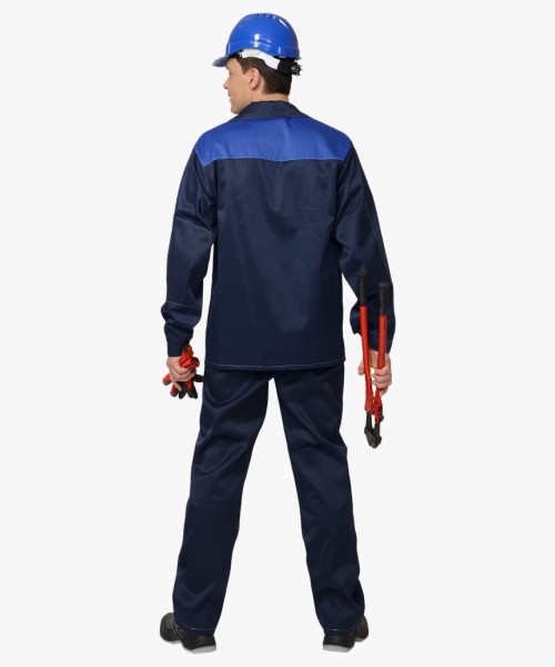 Костюм СИРИУС-АСПЕКТ/СТАНДАРТ куртка, брюки т.синий с васильковым