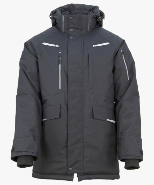 Куртка-парка зимняя мужская Brodeks KW215, цвет чёрный