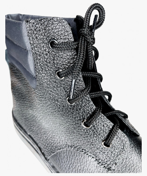 Ботинки мужские «ПИЛОТ-дорожник», юфть-кирза, мягкий кант, высота 18 см