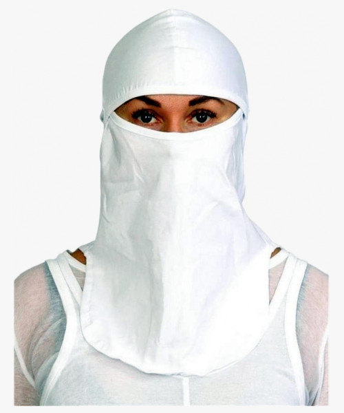 Подшлемник-балаклава закрытое лицо UBK004 (тк. Трикотаж, 190), белый