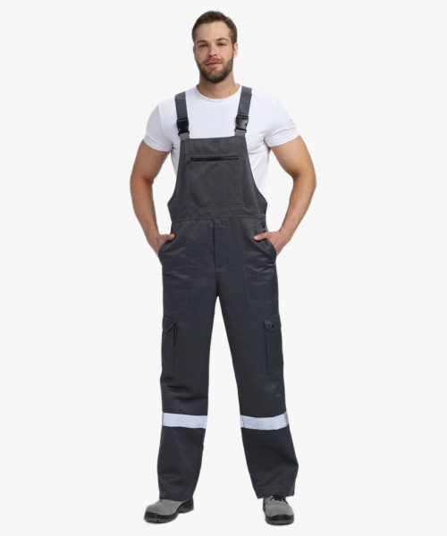 Костюм Нейч-2 СОП с капюшоном (тк.Смесовая,210) п/к, т.серый/св.серый