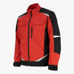 Куртка летняя мужская Brodeks KS202, цвет красный, чёрный