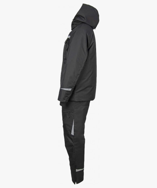 Костюм рабочий зимний Brodeks KW603, куртка, брюки, цвет чёрный