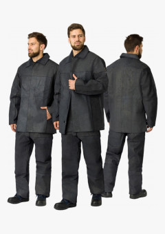 Костюм сварщика цельноспилковый 2 кл.защиты(Спилок 0,9-1,2), черный