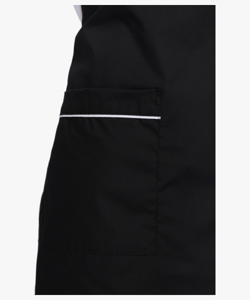 Костюм женский повара Гурман (тк.ТиСи), белый/черный