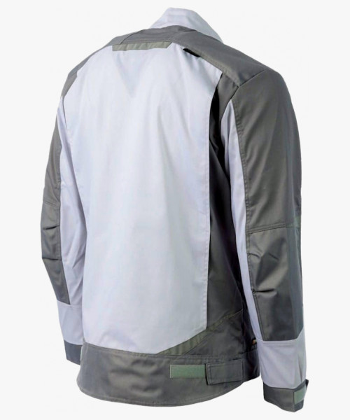 Куртка летняя мужская Brodeks KS202, цвет белый, серый