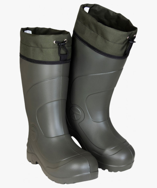 Сапоги ЭВА мужские (С-031КПКС) морозостойкие (-50С), МБС КЩС, с манжетой, ПКП Кевлар, Оливковые