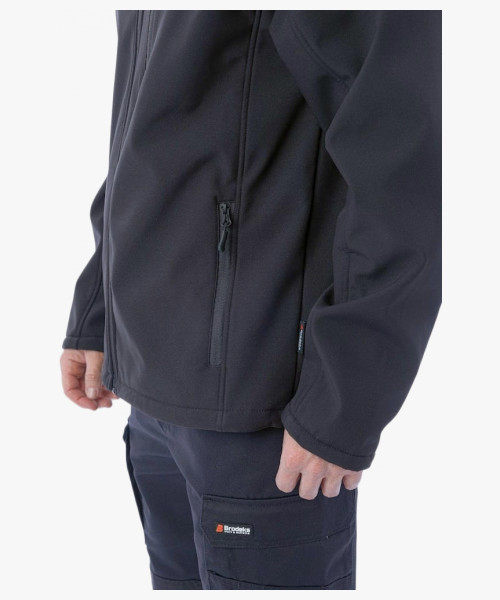 Куртка софтшелл Brodeks KS232, цвет чёрный