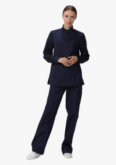 Костюм женский ХАССП-Стандарт NEW (тк.Смесовая,160), т.синий