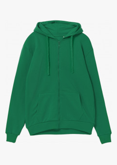 Толстовка на молнии с капюшоном Siverga 2.0, зеленый